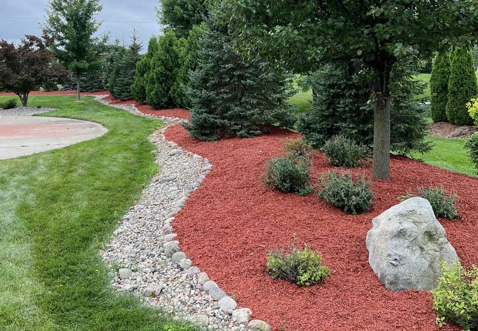 Mulch installation