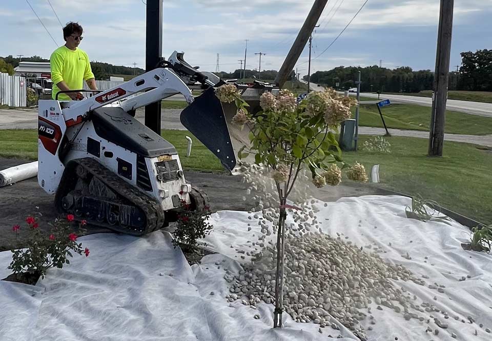 Stone installation